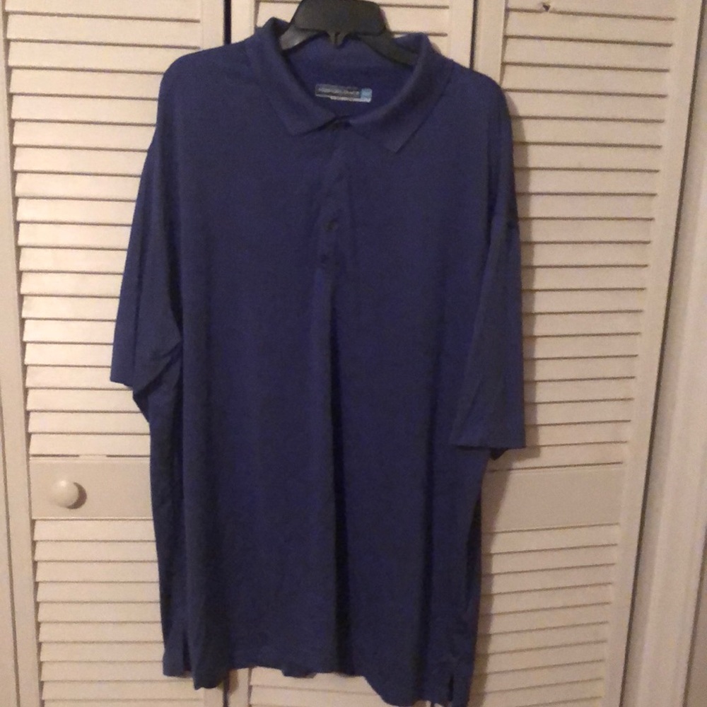 Men’s Purple Stitch Designed Polo